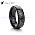 Lord of The Ring Blue Mirror Tungsten Rings for Man